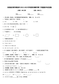 安徽省合肥市巢湖市2022-2023学年四年级数学第二学期期末考试试题含答案