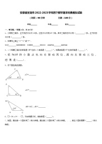 安徽省芜湖市2022-2023学年四下数学期末经典模拟试题含答案