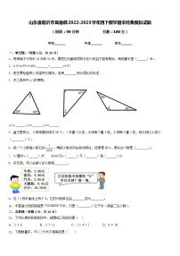 山东省临沂市莒南县2022-2023学年四下数学期末经典模拟试题含答案