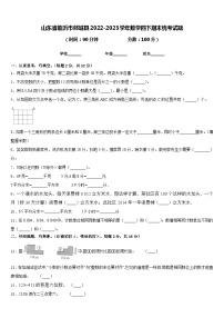 山东省临沂市郯城县2022-2023学年数学四下期末统考试题含答案