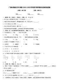 广西壮族崇左市江洲区2022-2023学年四下数学期末达标检测试题含答案