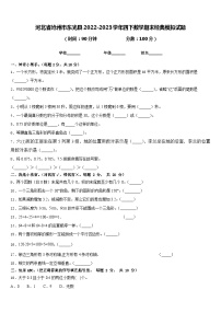 河北省沧州市东光县2022-2023学年四下数学期末经典模拟试题含答案