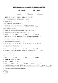 深圳市南山区2022-2023学年四下数学期末考试试题含答案