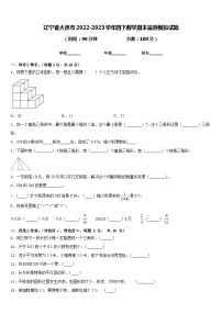 辽宁省大连市2022-2023学年四下数学期末监测模拟试题含答案