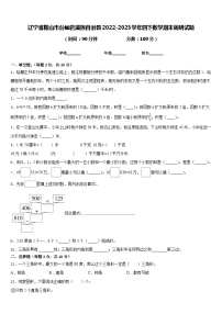 辽宁省鞍山市台岫岩满族自治县2022-2023学年四下数学期末调研试题含答案