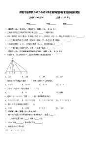 邵阳市新邵县2022-2023学年数学四下期末检测模拟试题含答案