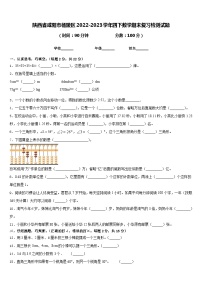 陕西省咸阳市杨陵区2022-2023学年四下数学期末复习检测试题含答案