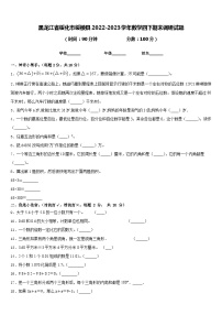 黑龙江省绥化市绥棱县2022-2023学年数学四下期末调研试题含答案