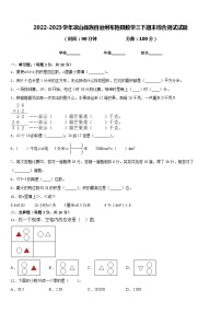 2022-2023学年凉山彝族自治州布拖县数学三下期末综合测试试题含答案