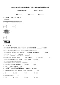 2022-2023学年东平县数学三下期末学业水平测试模拟试题含答案