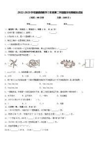 2022-2023学年固镇县数学三年级第二学期期末经典模拟试题含答案