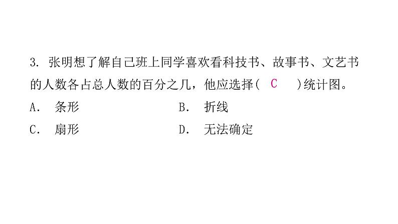 小学毕业数学总复习专题八统计与可能性综合训练教学课件第6页