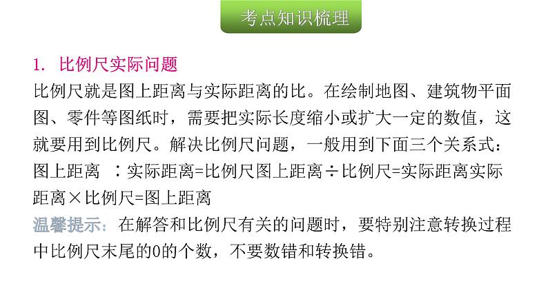 小学毕业数学总复习专题九解决问题第21课时比和比例实际问题教学课件第3页