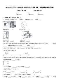 2022-2023学年广东省惠州市部分学校三年级数学第二学期期末达标测试试题含答案