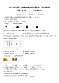 2022-2023学年广东省揭阳市揭东区白塔镇数学三下期末监测试题含答案