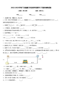 2022-2023学年广东省廉江市实验学校数学三下期末调研试题含答案