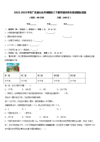 2022-2023学年广东省汕头市潮阳区三下数学期末综合测试模拟试题含答案