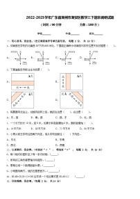 2022-2023学年广东省潮州市潮安区数学三下期末调研试题含答案