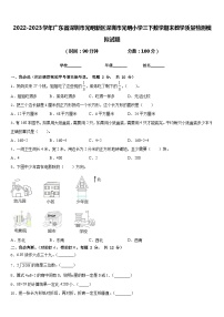 2022-2023学年广东省深圳市光明新区深圳市光明小学三下数学期末教学质量检测模拟试题含答案