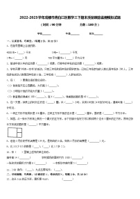 2022-2023学年成都市青白江区数学三下期末质量跟踪监视模拟试题含答案