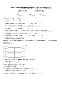 2022-2023学年惠州市惠东县数学三下期末学业水平测试试题含答案