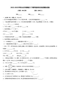 2022-2023学年汕头市澄海区三下数学期末综合测试模拟试题含答案