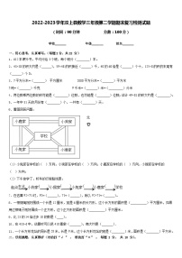 2022-2023学年汶上县数学三年级第二学期期末复习检测试题含答案