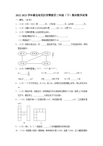 2022-2023学年湖北省武汉市黄陂区三年级（下）期末数学试卷（含解析）