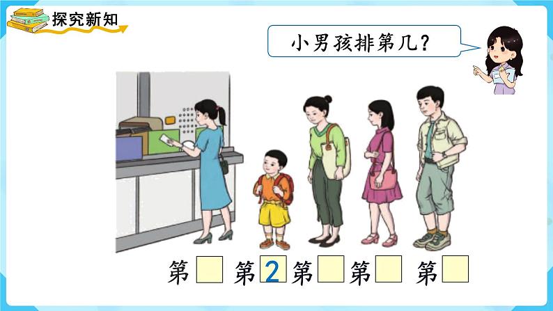 3.3《第几》（课件）一年级上册数学-人教版第4页