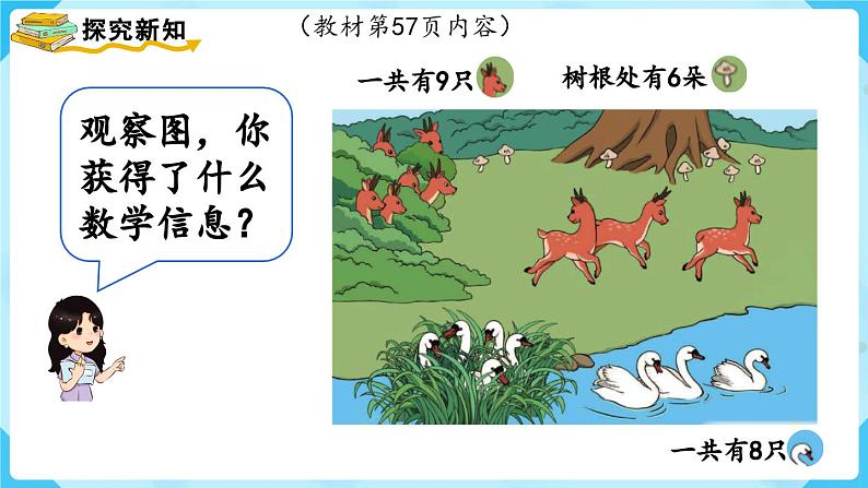 5.6《用8和9的加减法解决问题》（课件）一年级上册数学-人教版第3页