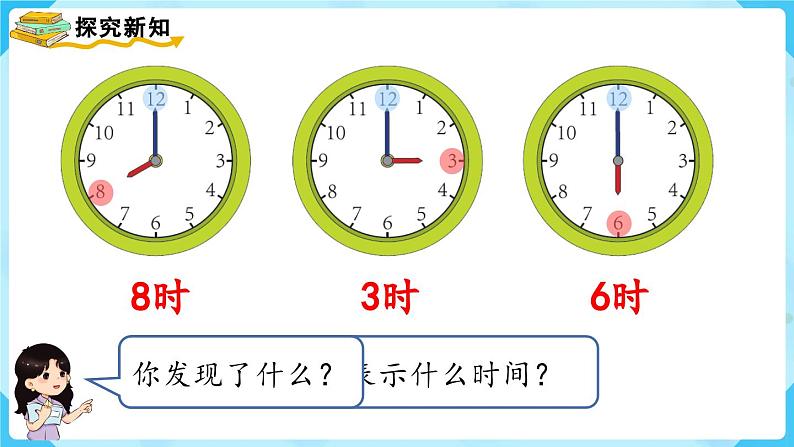 7.1《认识钟表（1）》（课件）一年级上册数学-人教版06