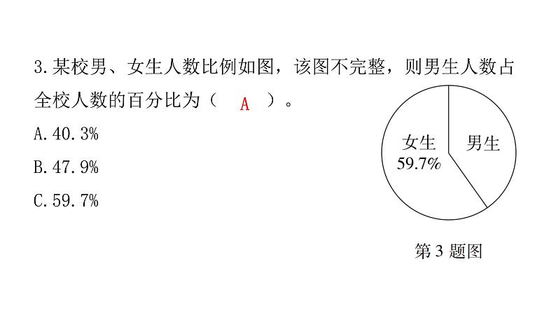 人教版小学六年级数学上册第七单元综合能力评价课件08