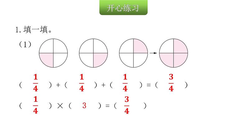 人教版小学六年级数学上册第一单元分数乘法第1课时分数乘整数（1）教学课件03