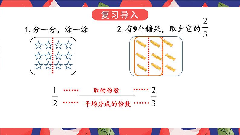 8.3 第2课时 分数的简单应用（2） 课件 人教版三年级上册数学第2页