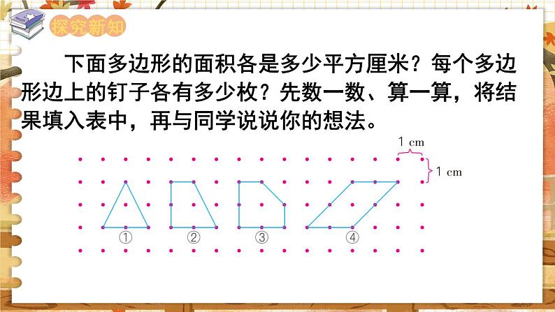 第八单元 用字母表示数 ●钉子板上的多边形 五数上苏教[教学课件+教案]03