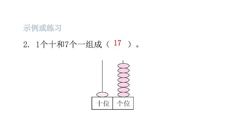 人教版小学一年级数学上册单元知识梳理教学课件07