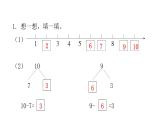 人教版小学一年级数学上册单元过关训练教学课件