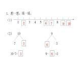 人教版小学一年级数学上册单元过关训练教学课件