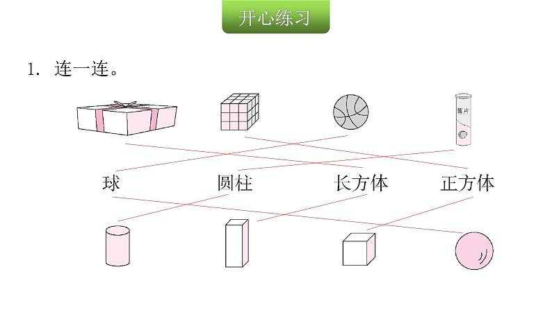 人教版小学一年级数学上册第四单元认识图形（一）课时教学课件03