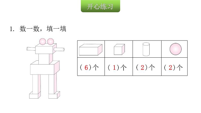 人教版小学一年级数学上册第九单元总复习第1课时总复习（1）教学课件第3页