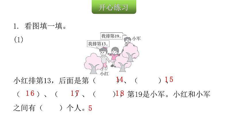 人教版小学一年级数学上册第六单元11~20各数的认识课时教学课件03