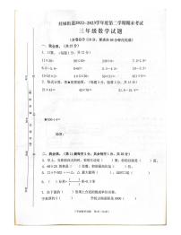 广东省佛山市南海区桂城街道2022-2023学年三年级下学期期末数学试卷