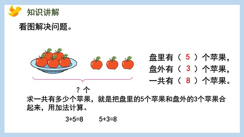 8.7 看图解决问题（课件）苏教版一年级上册数学05