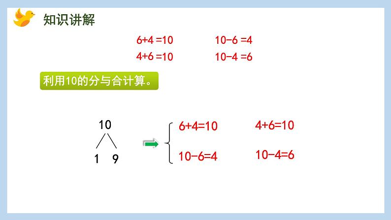 8.9 得数是10的加法和相应的减法（课件）苏教版一年级上册数学05