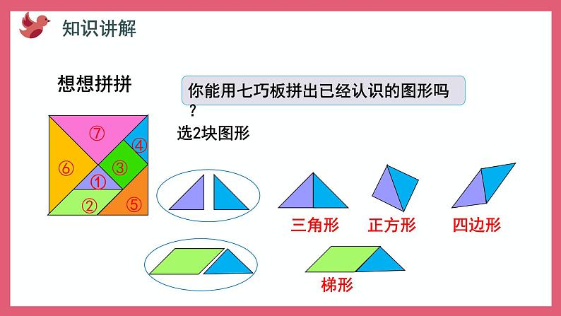 2.3 有趣的七巧版（课件）苏教版二年级上册数学第6页