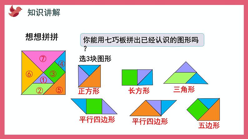 2.3 有趣的七巧版（课件）苏教版二年级上册数学第7页