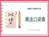 6.6  乘法口诀表（课件）苏教版二年级上册数学
