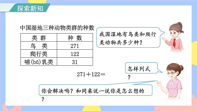 4.1《三位数加三位数(不进位和一次进位)》课件PPT+教案+动画04