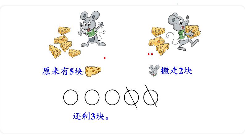 北师大版数学一年级上册3.2 还剩下多少（第一课时）课件07