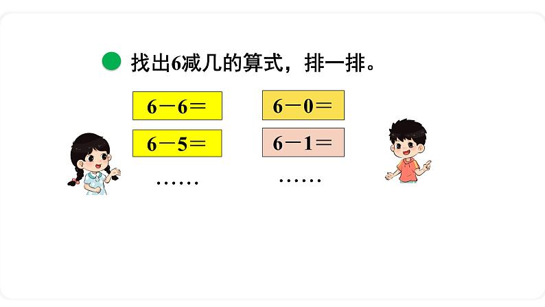 北师大版数学一年级上册3.11 做个减法表 课件04